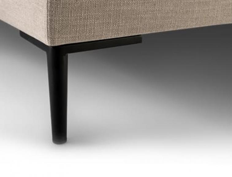 Metal Round - Zwart 15cm